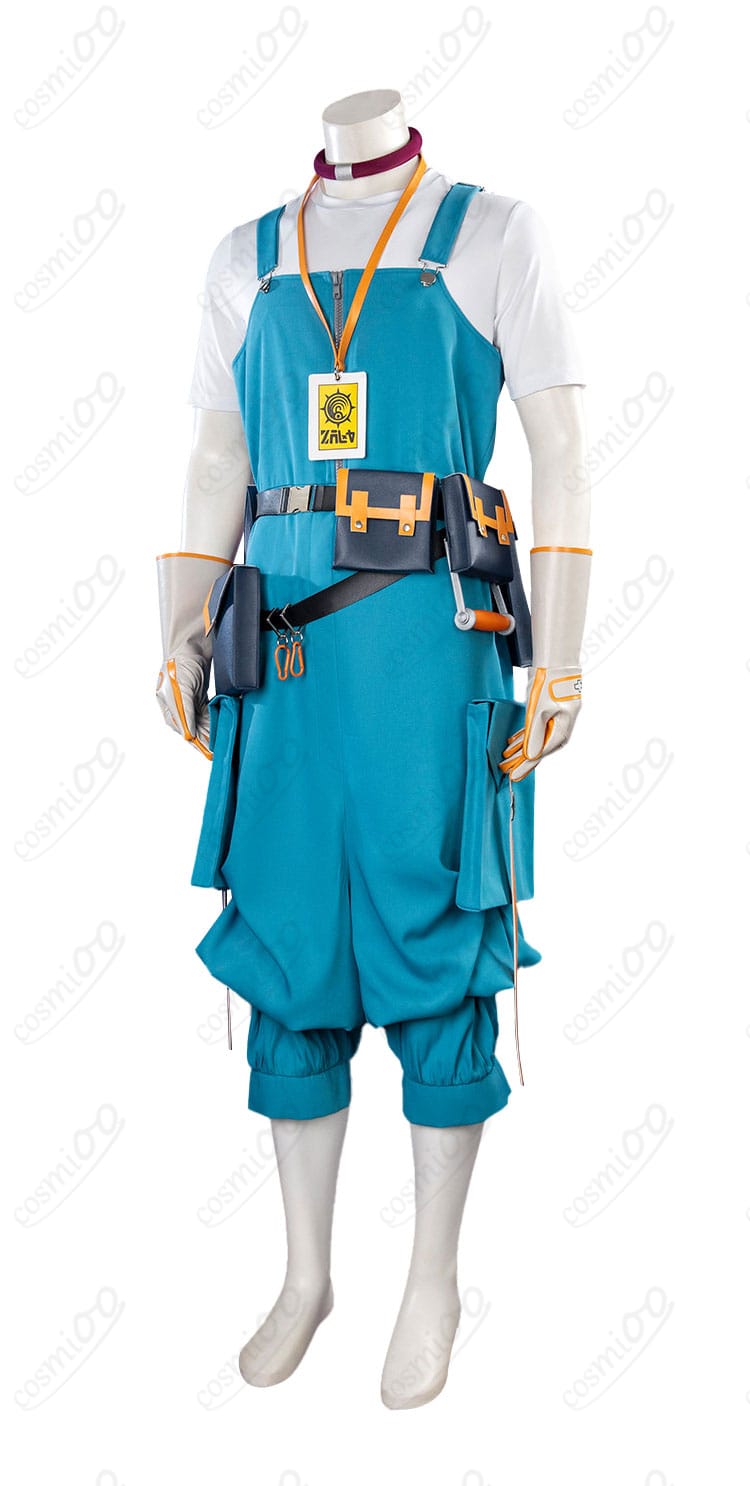 サイドの装飾ディテール（レッグポーチとベルト固定）