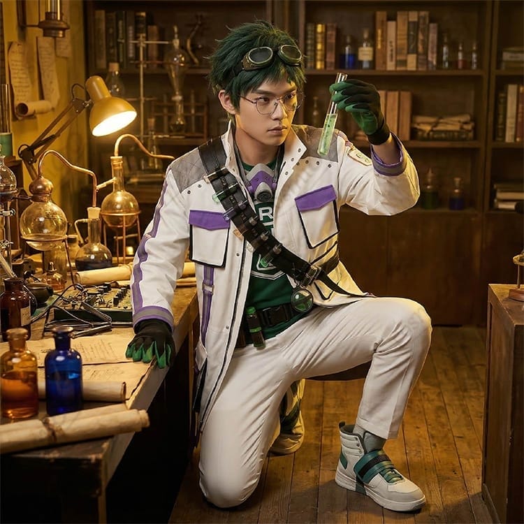 ツイステッドワンダーランド トレイ・クローバー部活着｜クールに映える高再現コスプレ衣装 - 5枚目の画像