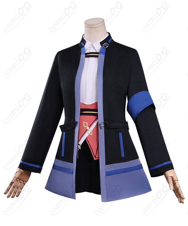 キャロライン・イングロット風コスプレ衣装の側面シルエット