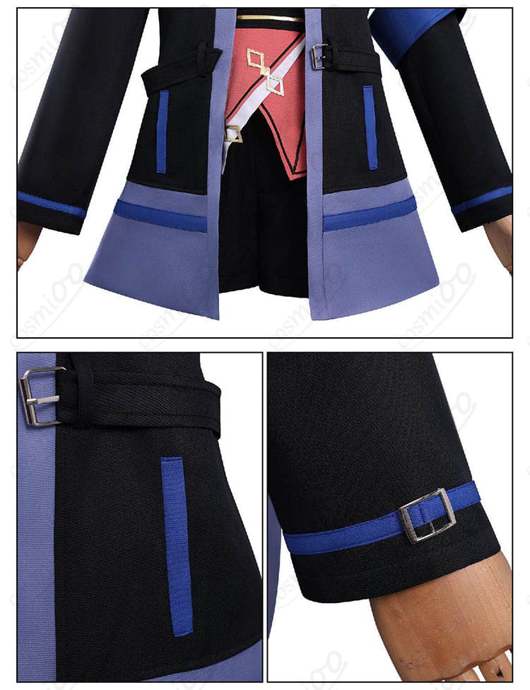 袖口と腕章の装飾ディテールのクローズアップ