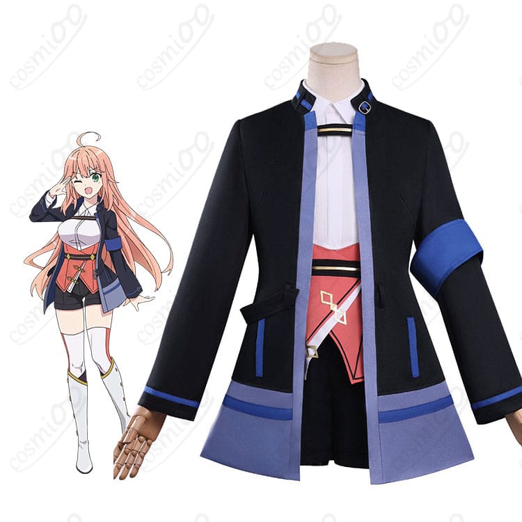 キャロライン・イングロット風コスプレ衣装をモデル着用した全身イメージ