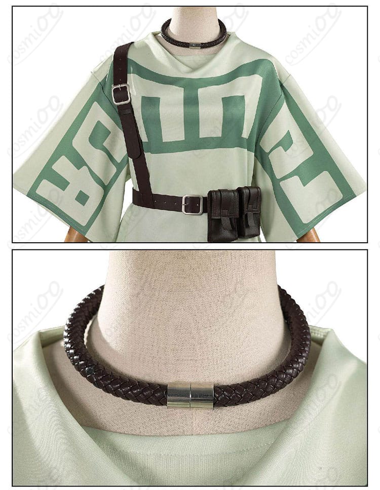 レムリン衣装 チョーカーと襟元装飾のディテール