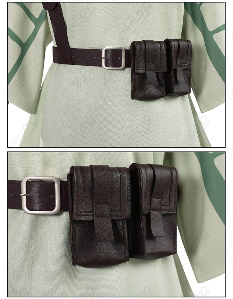 レムリン衣装 ウエストポーチとベルト周りの装飾詳細