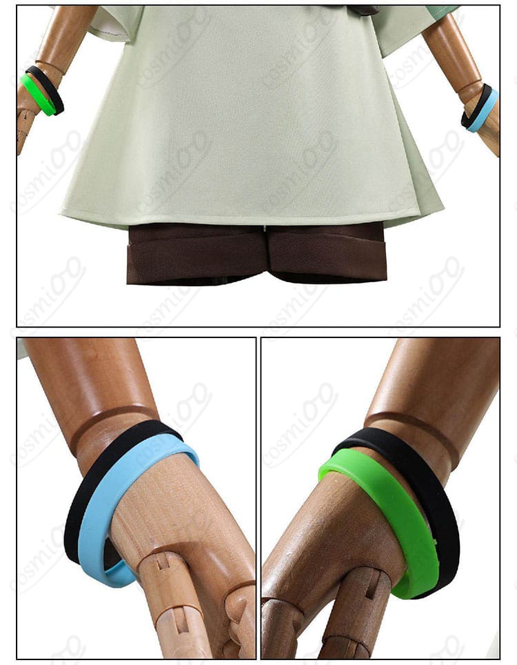 レムリン衣装 手首飾り（ブレス）質感と留め具のアップ