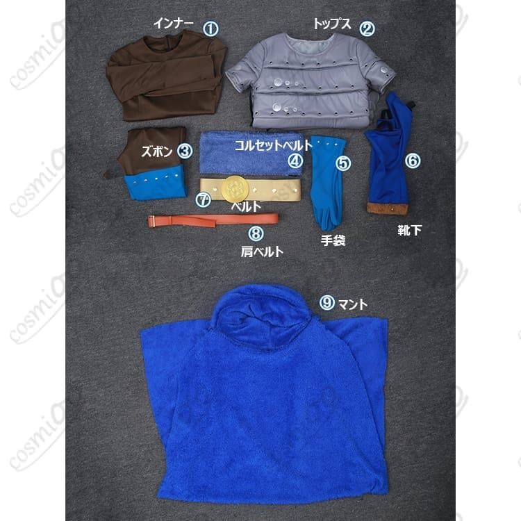 ONE PIECE サンジ エルバフ編 コスプレ衣装｜高再現で着やすいバイキング調フルセット - 6枚目の画像