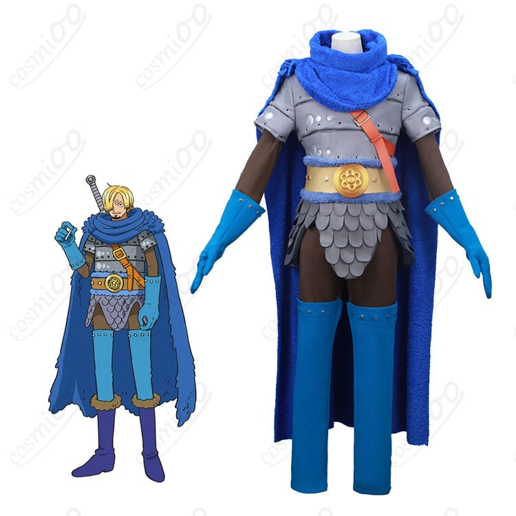 ONE PIECE サンジ エルバフ編 コスプレ衣装のキャラクタービジュアル再現イメージ