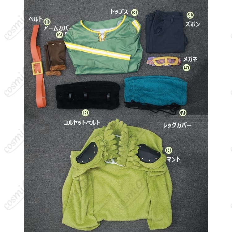 ONE PIECE ロロノア・ゾロ エルバフ編 新衣装コスプレ｜着脱ラクでビジュアル映え - 5枚目の画像
