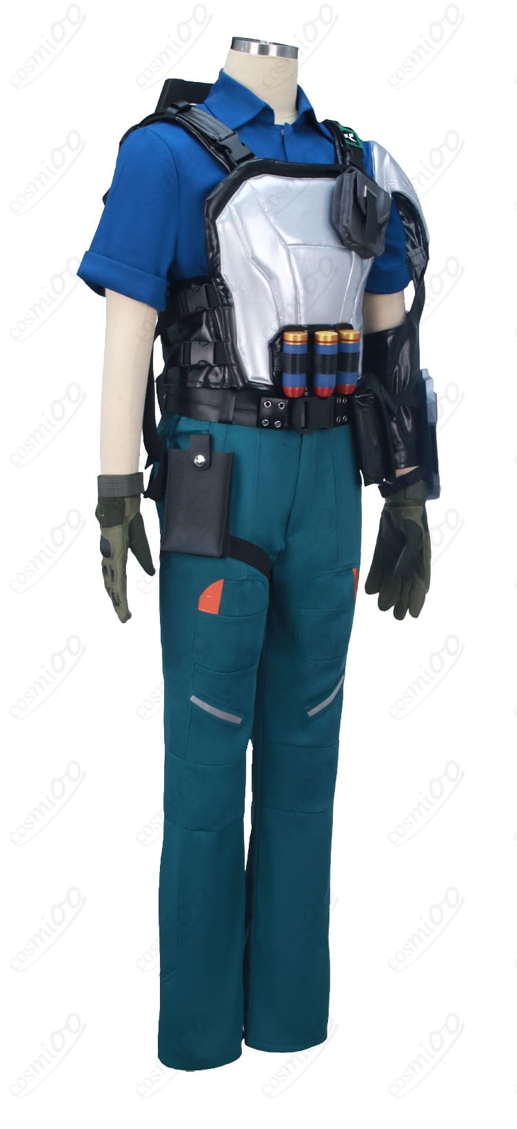 ブリムストーン衣装の側面カット(ポーチとベルト位置の確認)