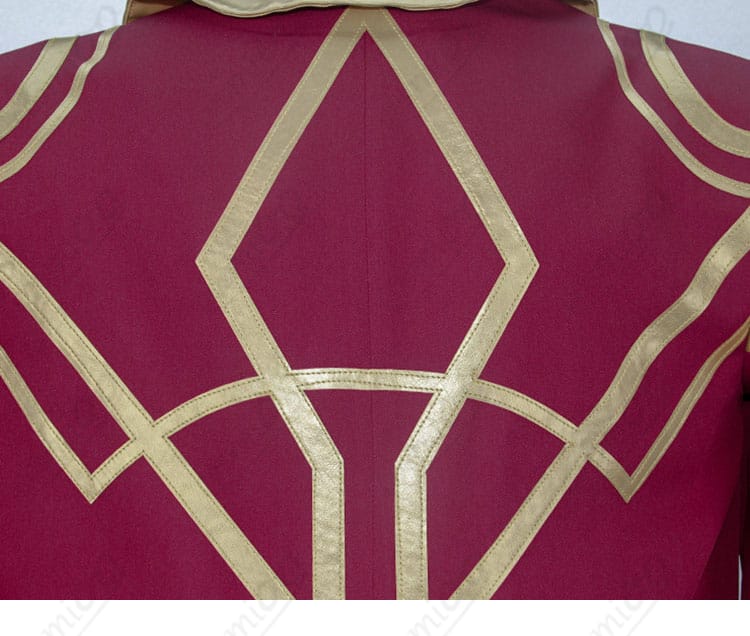 ベッローネ 衣装の背肩パーツ装飾ディテール