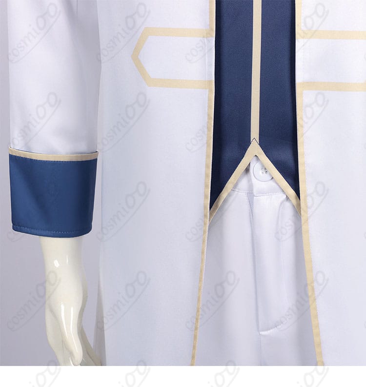 前合わせ部分の装飾と縁取りのディテール