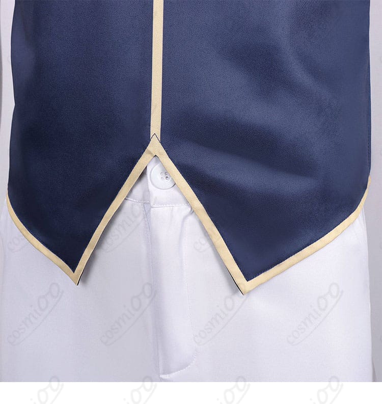 インナーベスト裾のカットラインと処理のディテール