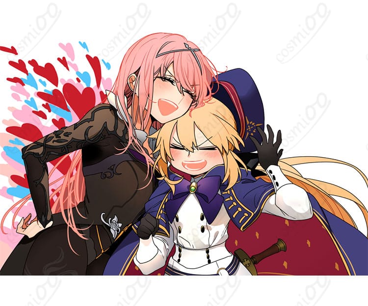 FGO ノクナレア衣装の全身着用イメージ(きれいなシルエットとスカートライン)