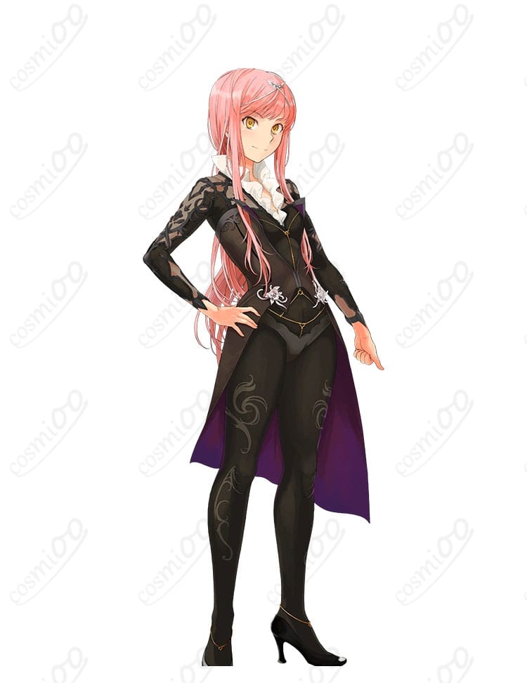 Fate/Grand Order ノクナレアのコスプレ衣装・正面フルセット画像(薄手通気・ダークトーン)