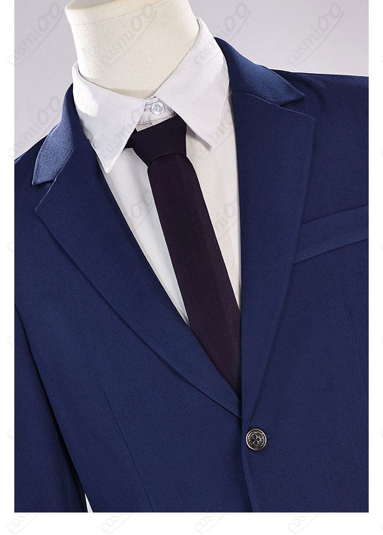 二藤宏嵩 スーツ 襟元とネクタイのディテール（ラペルと結び目）