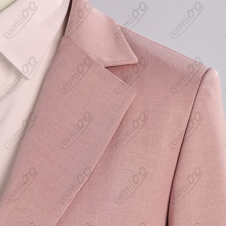 桃瀬成海 ピンクスーツ衣装｜上品で爽やか、初心者も安心の高再現4点セット - 4枚目の画像