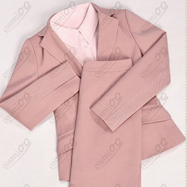 桃瀬成海 ピンクスーツ衣装｜上品で爽やか、初心者も安心の高再現4点セット - 6枚目の画像