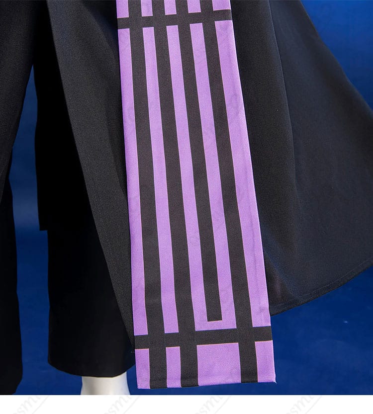 ベルゼブブ 蝿の王ダーク衣装のストライプ/ライン装飾のクローズアップ