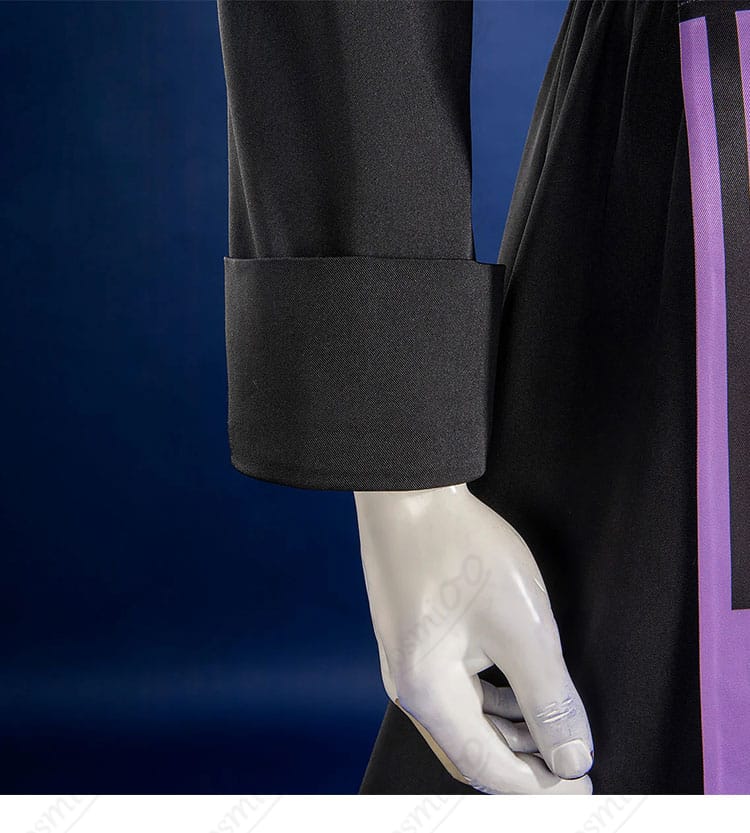 ベルゼブブ 蝿の王ダーク衣装の袖口デザインとステッチ表現