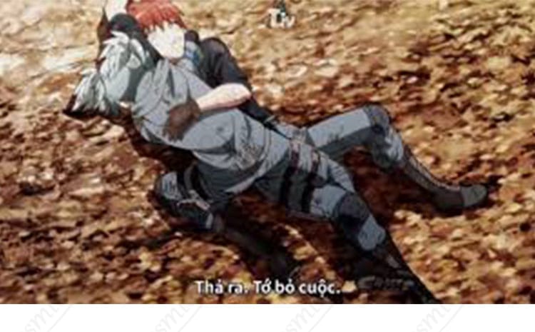 暗殺教室 超体育着コート背面とニーパッド位置のディテール