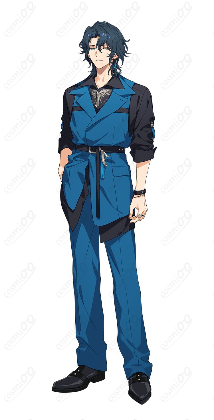 18TRIP 棗夜鷹 私服コスプレ衣装の全身イメージ｜クールな配色とハリ感のあるシルエット
