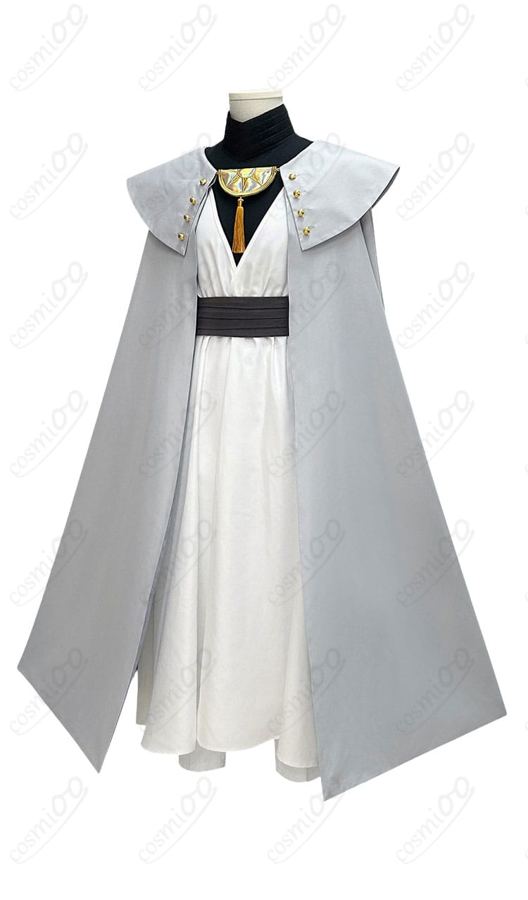 キーフリー衣装のローブとマントの正面シルエットが分かる商品画像