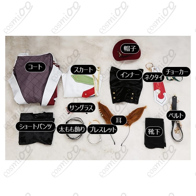 ウマ娘 フォーエバーヤング 勝負服 高再現フルセット｜着脱簡単で初心者も安心の上品・クール衣装 - 7枚目の画像