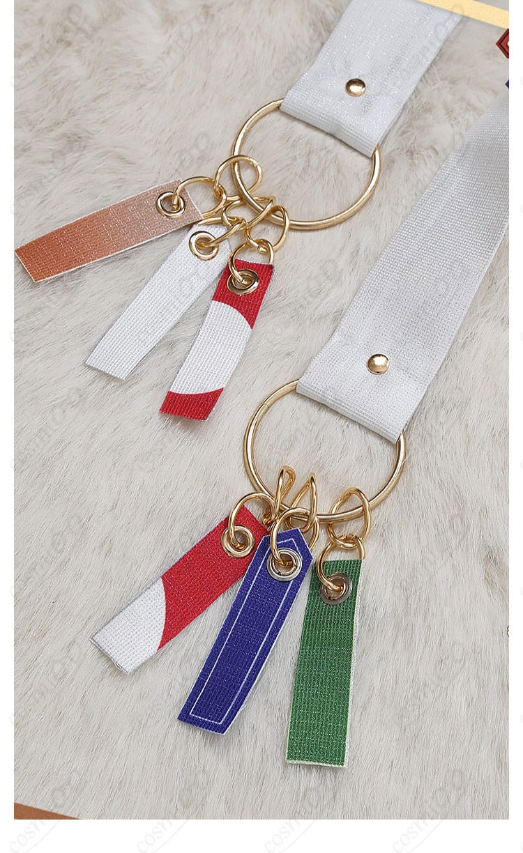 付属の飾り・チャーム・サングラスの固定方法と質感