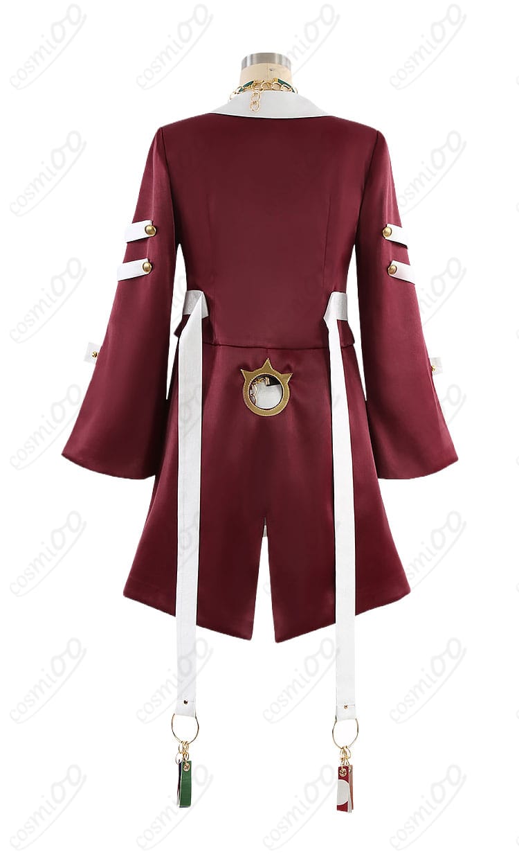 ウマ娘 フォーエバーヤング 勝負服 背面全体：背中のラインと裾のシルエット