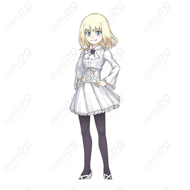 レイヴィニア=バードウェイ コスプレ衣装の正面全体。薄手で通気性の良い生地ときれいなシルエットが分かる構図。