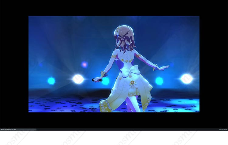 乙宗梢 三原色ステージ衣装の背飾りディテール(固定パーツ)