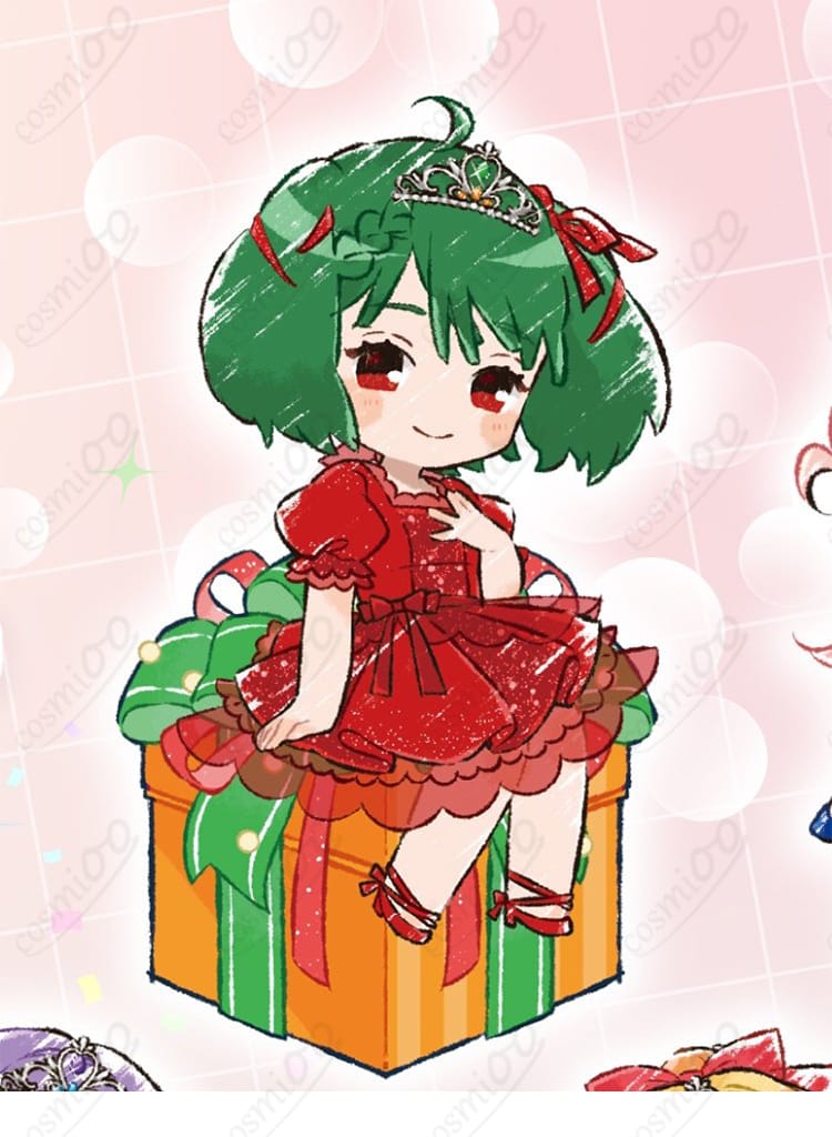 ランカ・リー ラッピング・パーティー衣装の全身イメージ(高発色のアイドル衣装)