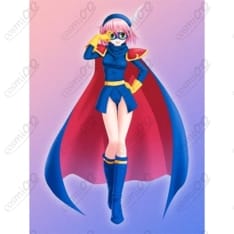 ファイナルファンタジーV レナ 青魔道士 コスプレ衣装 薄手で通気性良好、写真映えと動きやすさを両立 - 1枚目の画像（サムネイル）