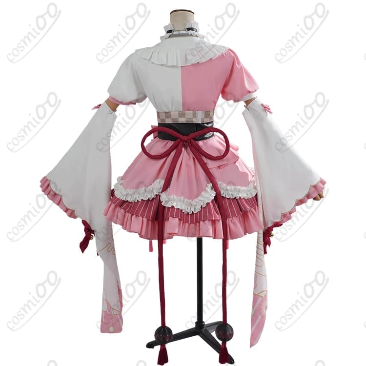 百鬼あやめ 和風メイド衣装コスプレ｜軽やか着用感で高再現、小物充実 - 4枚目の画像