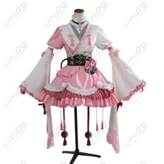 百鬼あやめ 和風メイド衣装コスプレ｜軽やか着用感で高再現、小物充実 - 1枚目の画像（サムネイル）