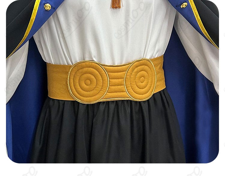 オルーギオコスプレ衣装のベルトと腰封装飾の細部