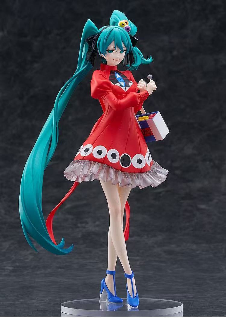 初音ミク パノプティコンVer. ドレス 正面全体画像(高発色・サイバー配色)