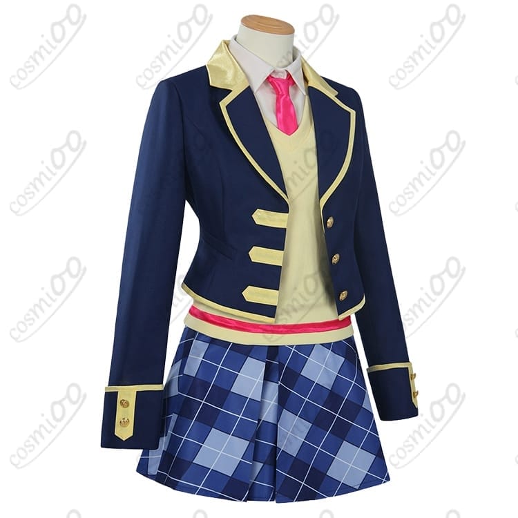 プリパラ パプリカ学園 冬制服 コスプレ衣装6点セット｜初心者も着脱ラクで上品に高再現 - 2枚目の画像
