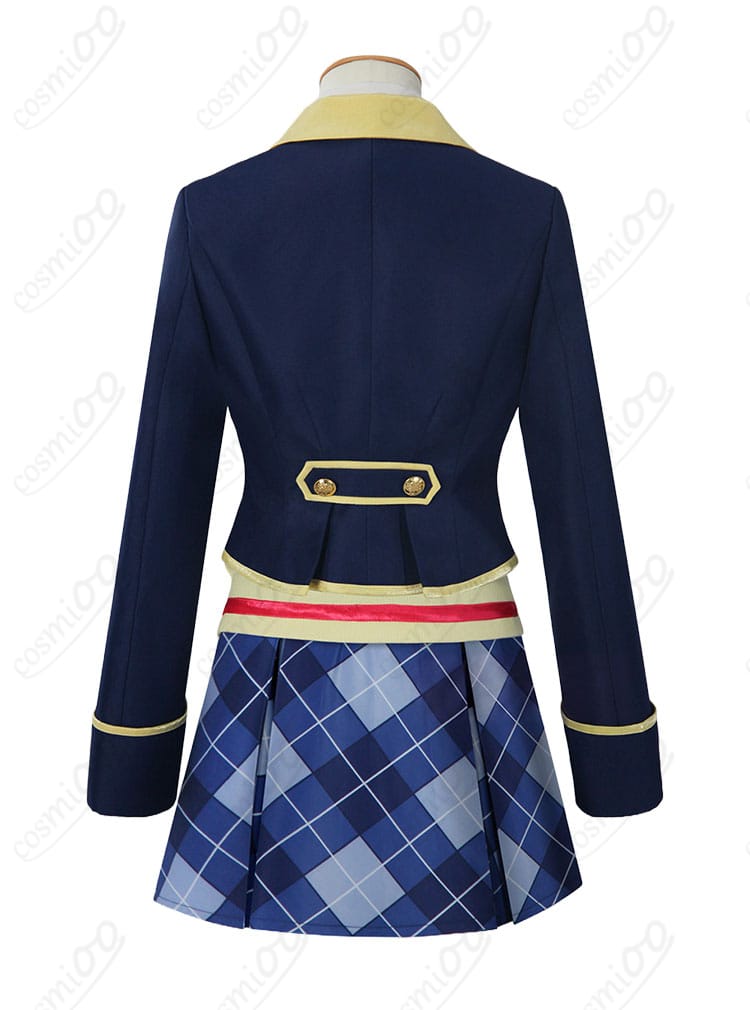 プリパラ パプリカ学園 冬制服コスプレの背面デザイン