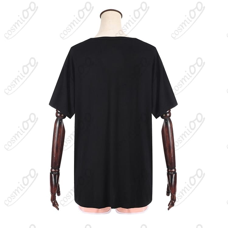 私服風 Tシャツ＆ショートパンツ コスプレ衣装｜軽やかで着脱簡単、初心者にも扱いやすい2点セット - 2枚目の画像