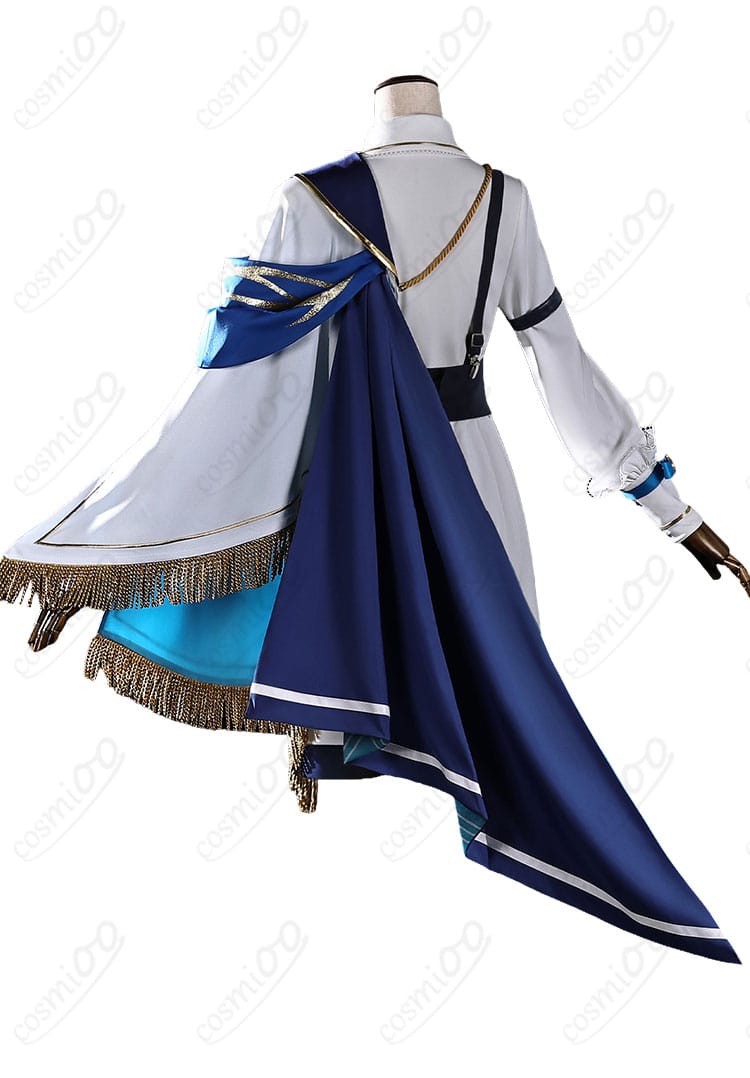 原神 スカラマシュ 璀夜華宴風コスプレ衣装の背面（マントのシルエット）
