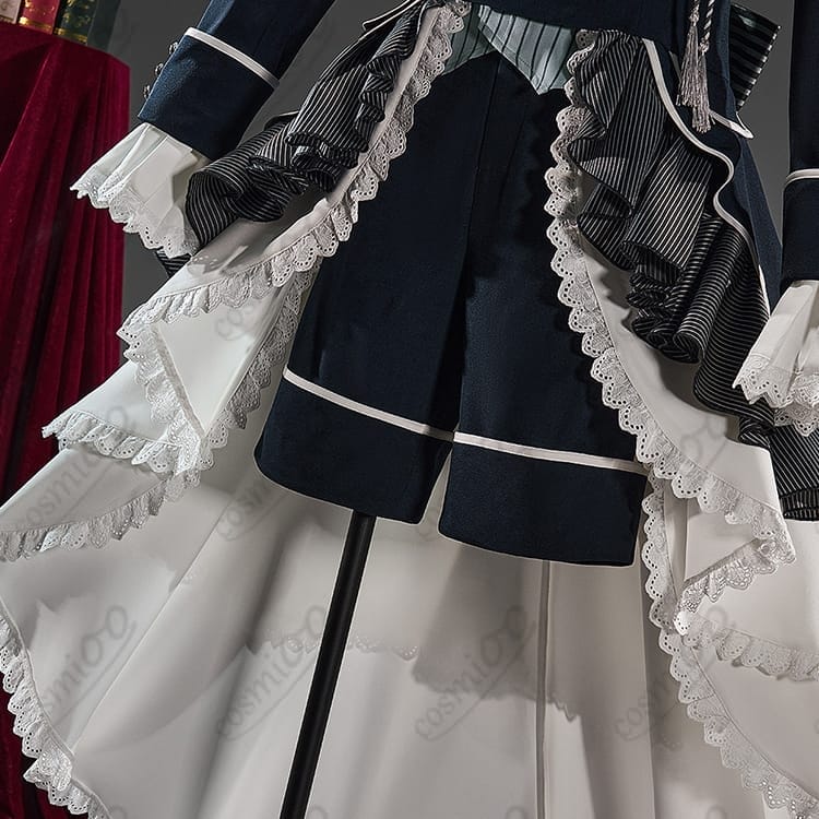 黒執事 シエル・ファントムハイヴ 白い薔薇 礼装 コスプレ衣装｜上品で写真映え、初心者も着やすい豪華セット - 4枚目の画像