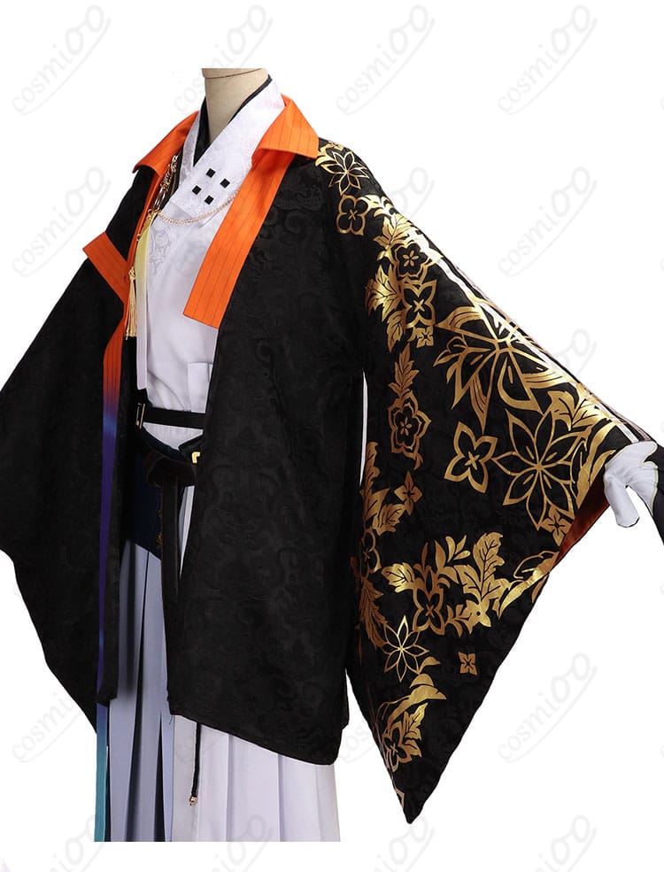 風楽奏斗 新衣装（和装）左側の装飾パーツと縫製ディテール