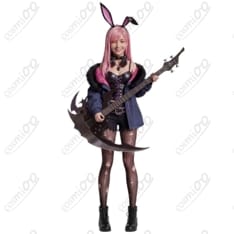 ホロライブ 森カリオペ バニーコスプレ｜再現度と着やすさを両立したクール&セクシーセット - 1枚目の画像（サムネイル）