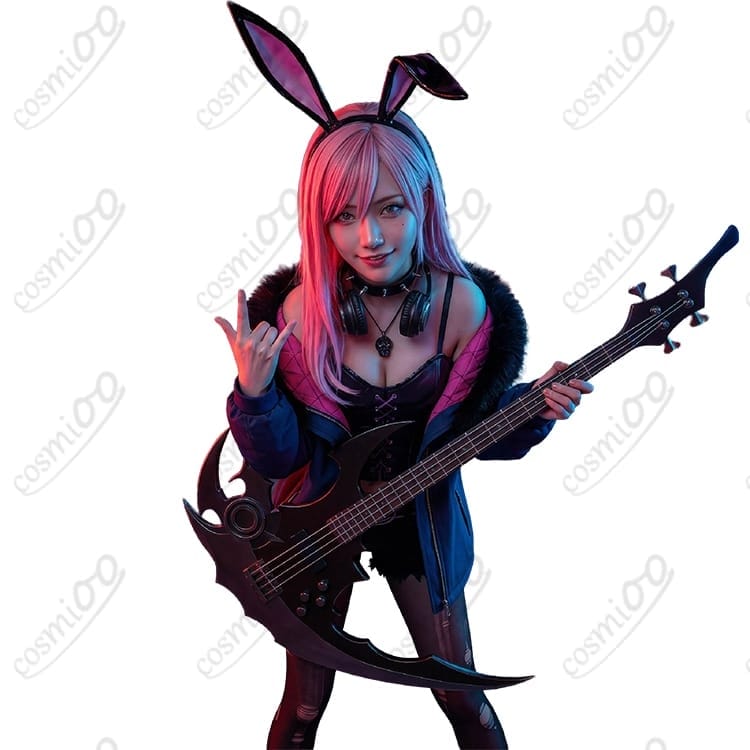 ホロライブ 森カリオペ バニーコスプレ｜再現度と着やすさを両立したクール&セクシーセット - 2枚目の画像