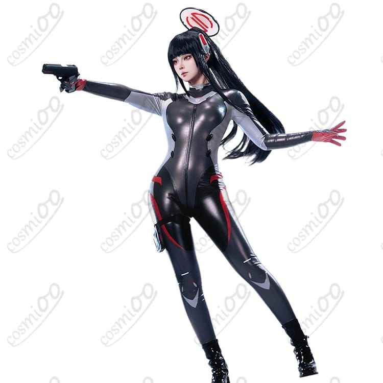ブルアカ 調月リオ 戦闘服コスプレ衣装｜再現度と着心地を両立したPUジャンプスーツ - 3枚目の画像