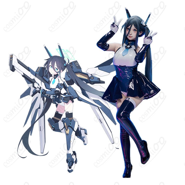 アリス（AL-1S）戦闘服のフルコーディネート一式を着用したイメージ