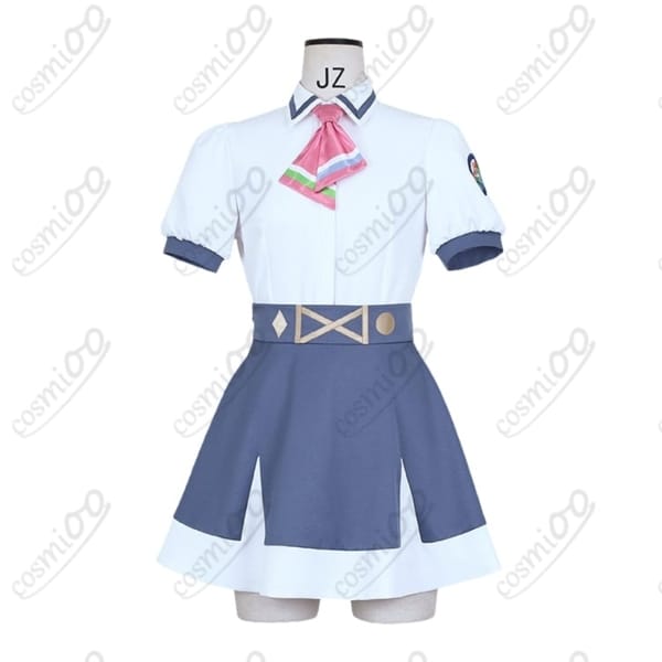 学園制服 夏コスプレ衣装（シャツ＋スカート＋スカーフ）爽やか上品な着心地で初心者も安心