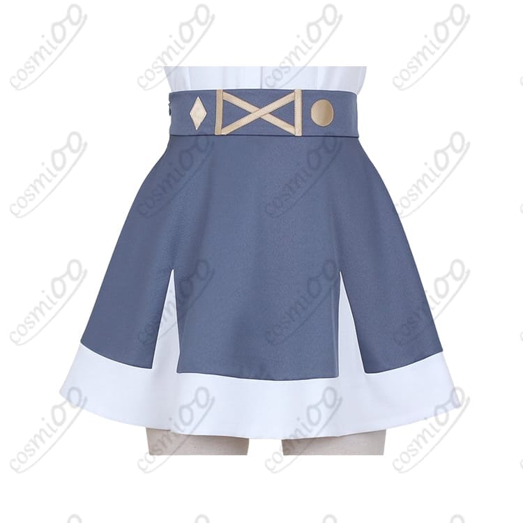 学園制服 夏コスプレ衣装（シャツ＋スカート＋スカーフ）爽やか上品な着心地で初心者も安心 - 4枚目の画像