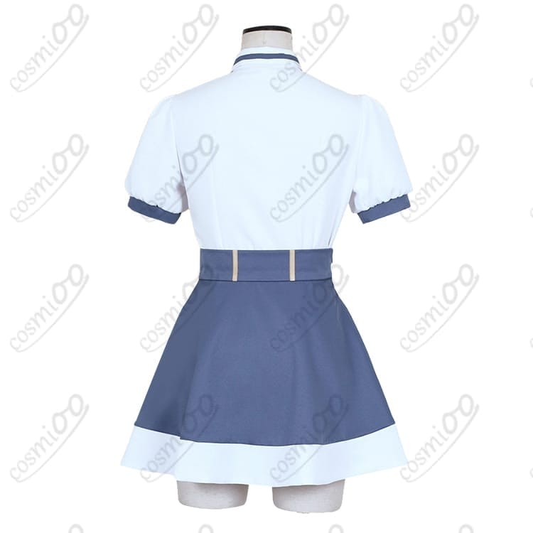 学園制服 夏コスプレ衣装（シャツ＋スカート＋スカーフ）爽やか上品な着心地で初心者も安心 - 2枚目の画像