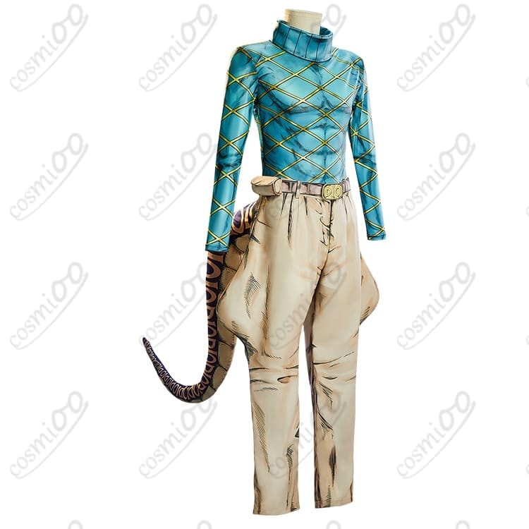 SBR ディエゴ・ブランドー 恐竜化フォーム 2D彩色コスプレ衣装｜初心者も着脱しやすい高再現セット - 2枚目の画像